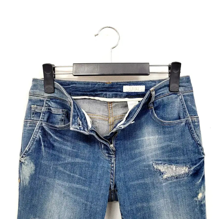 [BUNJANG] SJSJ Denim Jeans / SJSJ 데미지 워싱 청바지 매장판 Y955