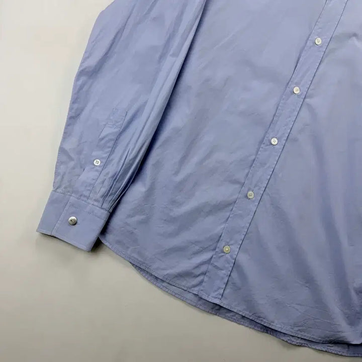 [BUNJANG] Hermes Blue Shirt / 에르메스 블루 은장 셔츠