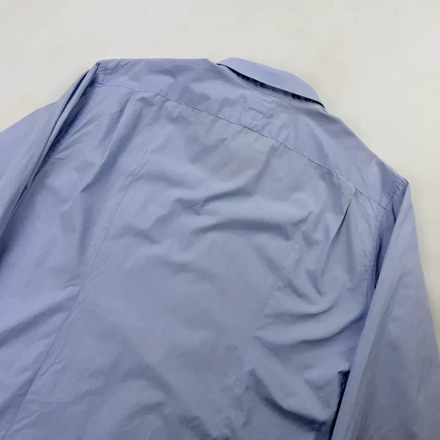 [BUNJANG] Hermes Blue Shirt / 에르메스 블루 은장 셔츠