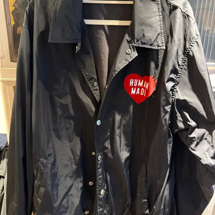 [BUNJANG] Human Made Coach Jacket Black XXL / 휴먼메이드 코치 자켓 블랙 xxl팝니다