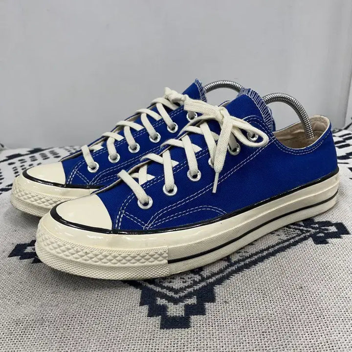[BUNJANG] Converse Chuck 70 Low Blue Sneakers 260 / 컨버스 척70 로우 블루 스니커즈 260 X00160