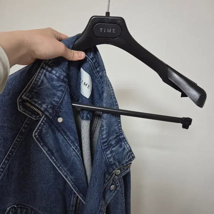 [BUNJANG] Time Homme Denim Blouson Jacket 95 / 타임옴므 링클 데님 블루종 점퍼 95