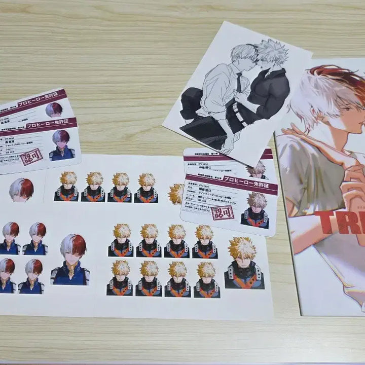 [BUNJANG] My Hero Academia Todoroki Bakugo Fanmade Photocard Bundle Set / [일괄] 히로아카 depi (7H) 토도바쿠 비공굿 판매