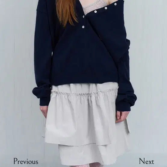 [SOLD OUT] [택O]포에토 KYALE HENRY KNIT - NAVY
