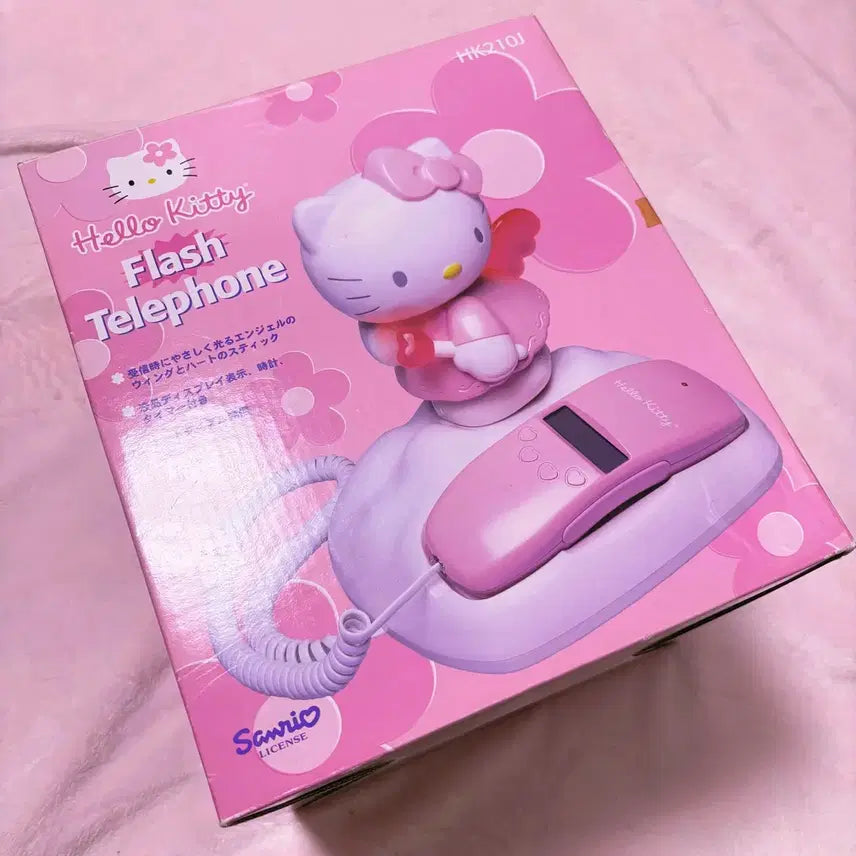 [SOLD OUT] 고전 엔젤 키티 전화기 키티폰 키티스트랩 인형 유메미루 빈티지 키티