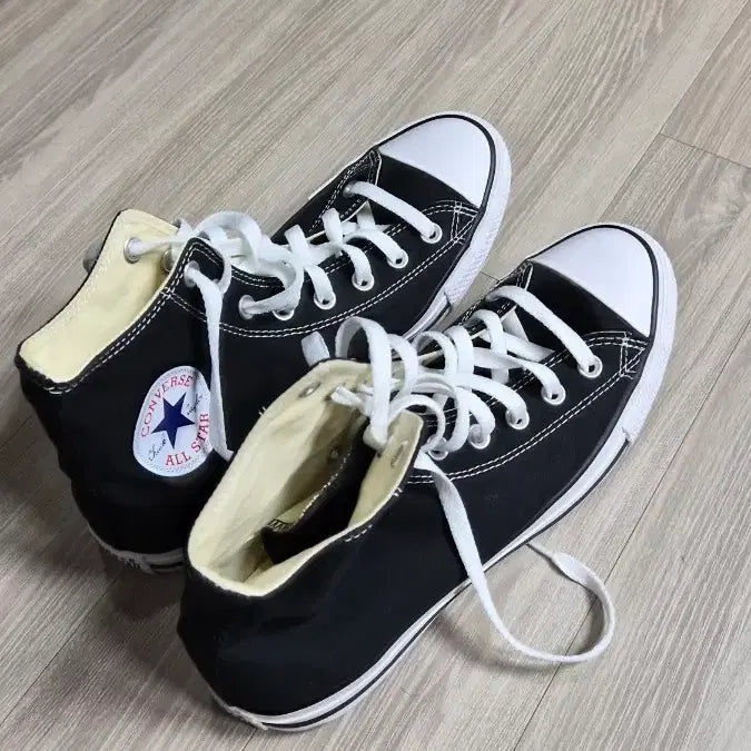 [BUNJANG] Converse Chuck Taylor All Star High Black Sneakers / 컨버스 척테일러 올스타 하이 블랙