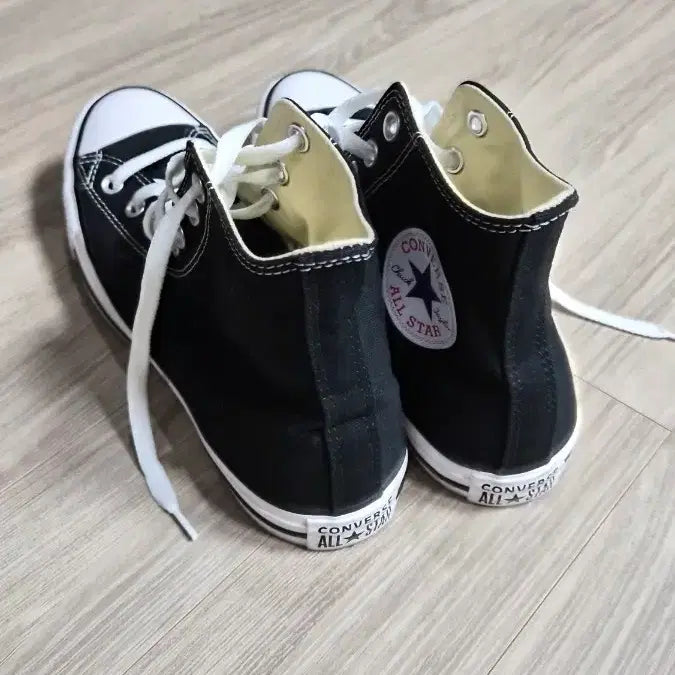 [BUNJANG] Converse Chuck Taylor All Star High Black Sneakers / 컨버스 척테일러 올스타 하이 블랙