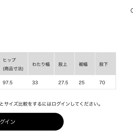 [SOLD OUT] 유니클로 배기 커브 진 숏기장 24 일본 상품