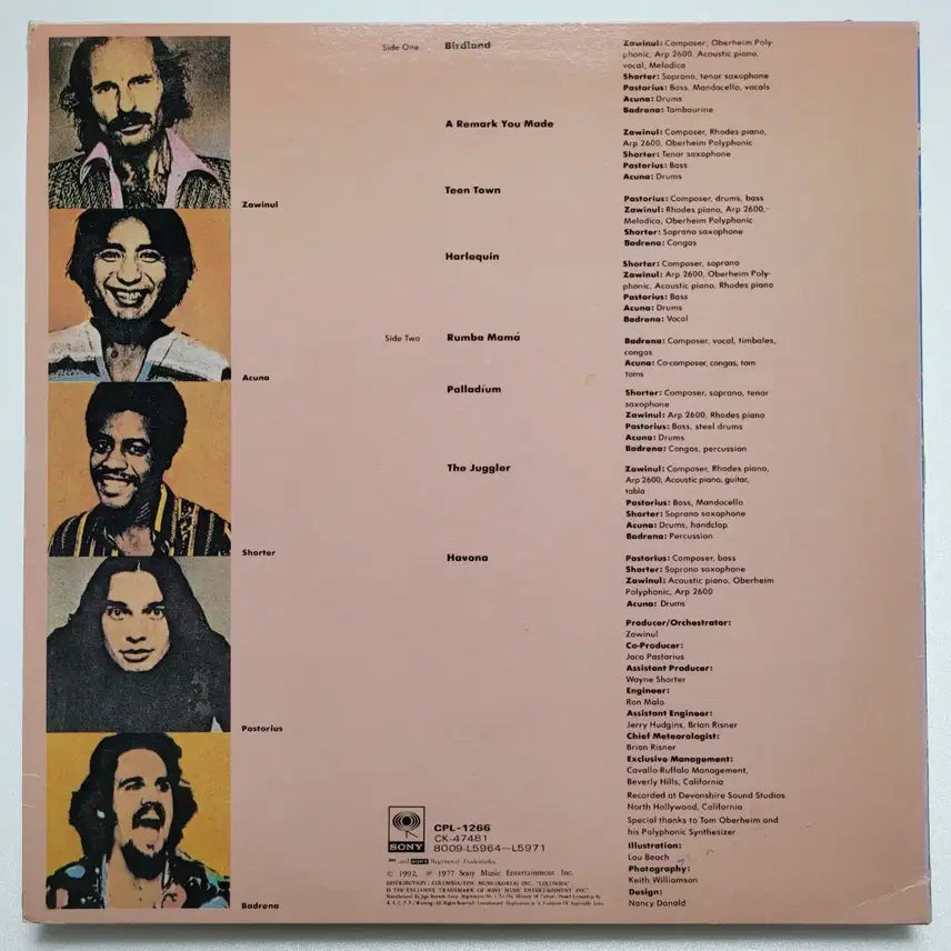 [BUNJANG] Weather Report Heavy Weather LP / (LP) 웨더 리포트 Weather Report - Heavy Weath