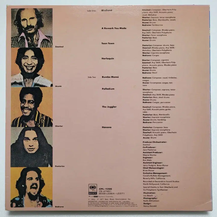 [BUNJANG] Weather Report Heavy Weather LP / (LP) 웨더 리포트 Weather Report - Heavy Weath