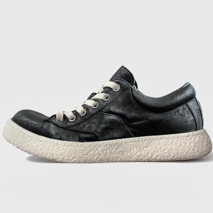 [BUNJANG] Golemeth Emotional Horsehide Sneakers / Golemeth 골멧 이모셔널 말가죽 스니커즈 42