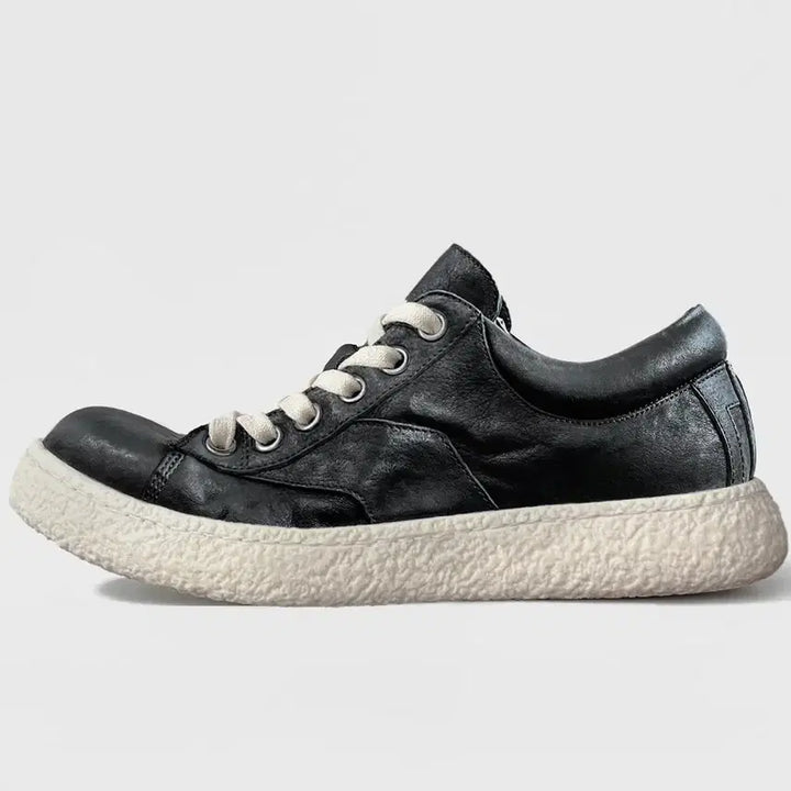 [BUNJANG] Golemeth Emotional Horsehide Sneakers / Golemeth 골멧 이모셔널 말가죽 스니커즈 42
