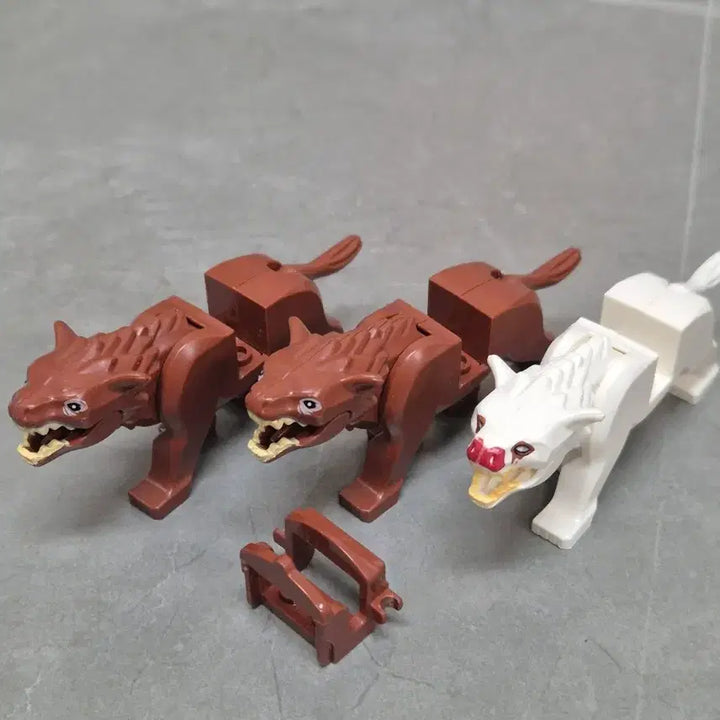 [BUNJANG] Warg Compatible Lego Figures Bundle Set / 레고 호환 와르그 3마리 일괄