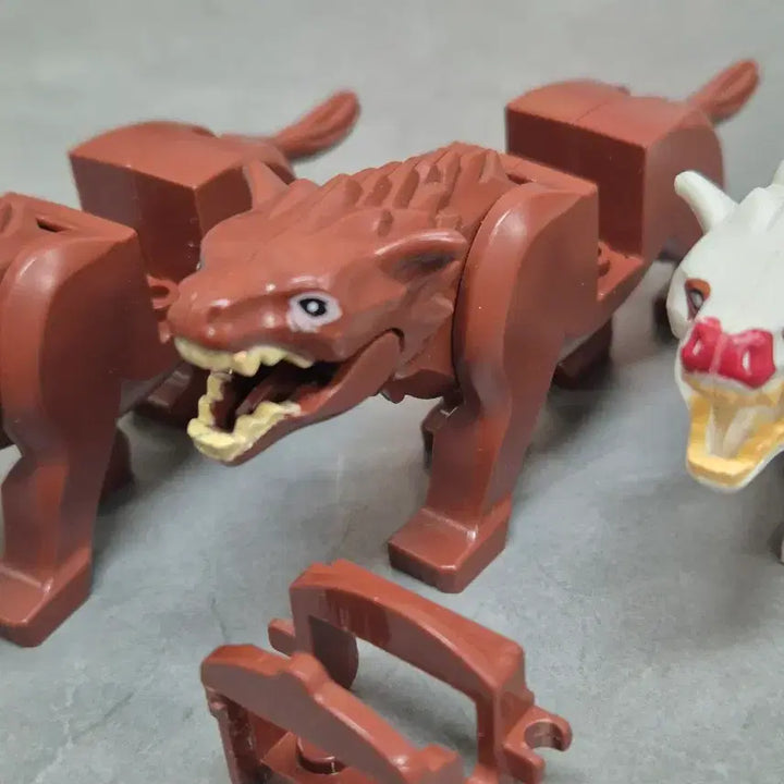 [BUNJANG] Warg Compatible Lego Figures Bundle Set / 레고 호환 와르그 3마리 일괄