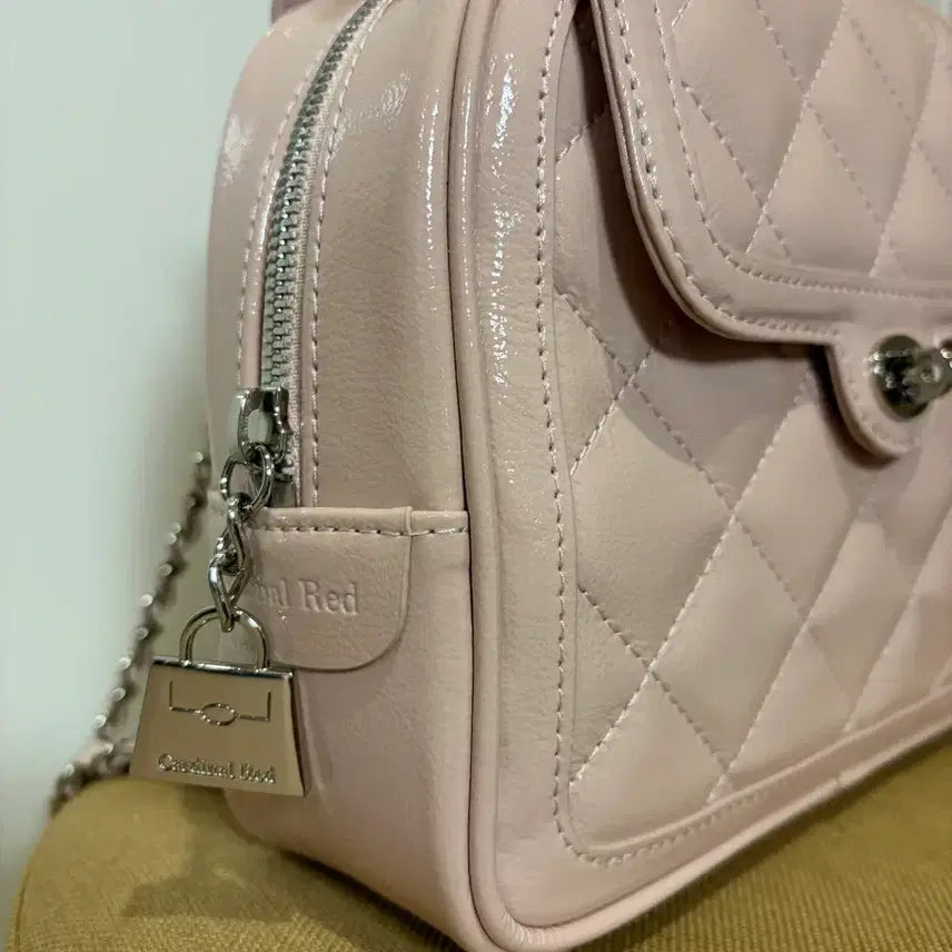 [SOLD OUT] 카디널레드 투아트백 뮤트핑크