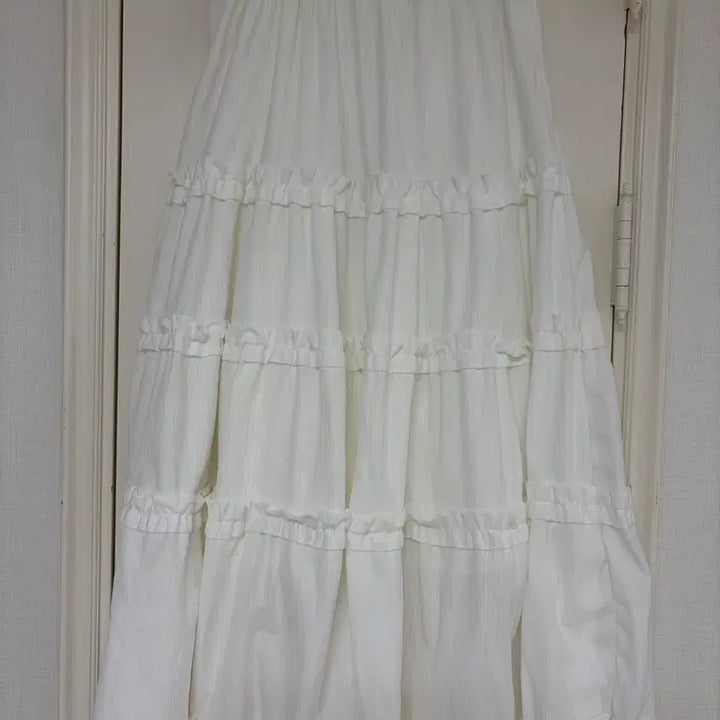 [BUNJANG] Juar Frill Kang-Kang Banding Skirt / 쥬아르 프릴 캉캉 밴딩 스커트(새상품)