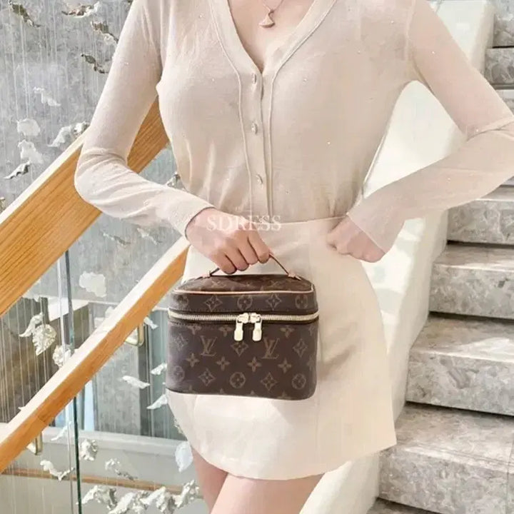 [BUNJANG] Ice Vanilla Sharine Cubic Summer Cardigan / 수입의류 큐빅여름가디건(82900) 아이스바닐라샤린느
