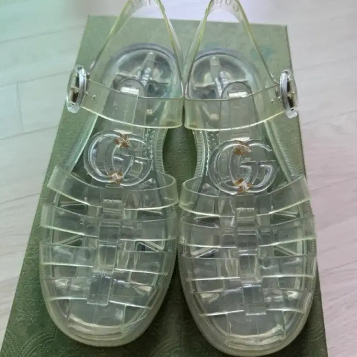 [BUNJANG] Gucci Transparent Jelly Shoes / 구찌 투명 젤리 슈즈