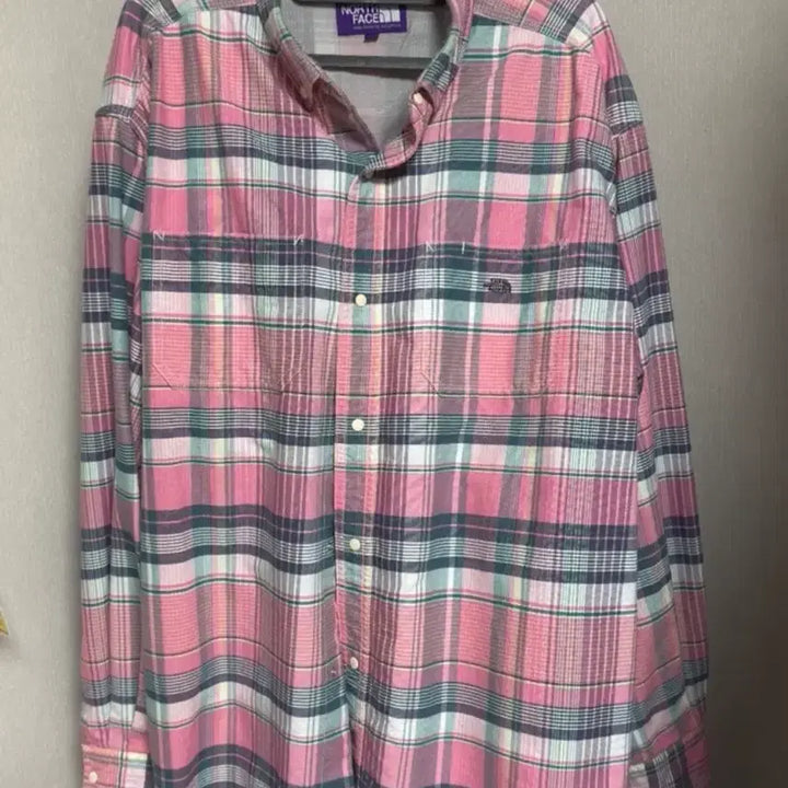 [BUNJANG] The North Face Purple Label Madras Work Shirt / 노스페이스 퍼플라벨 마드라스 워크셔츠