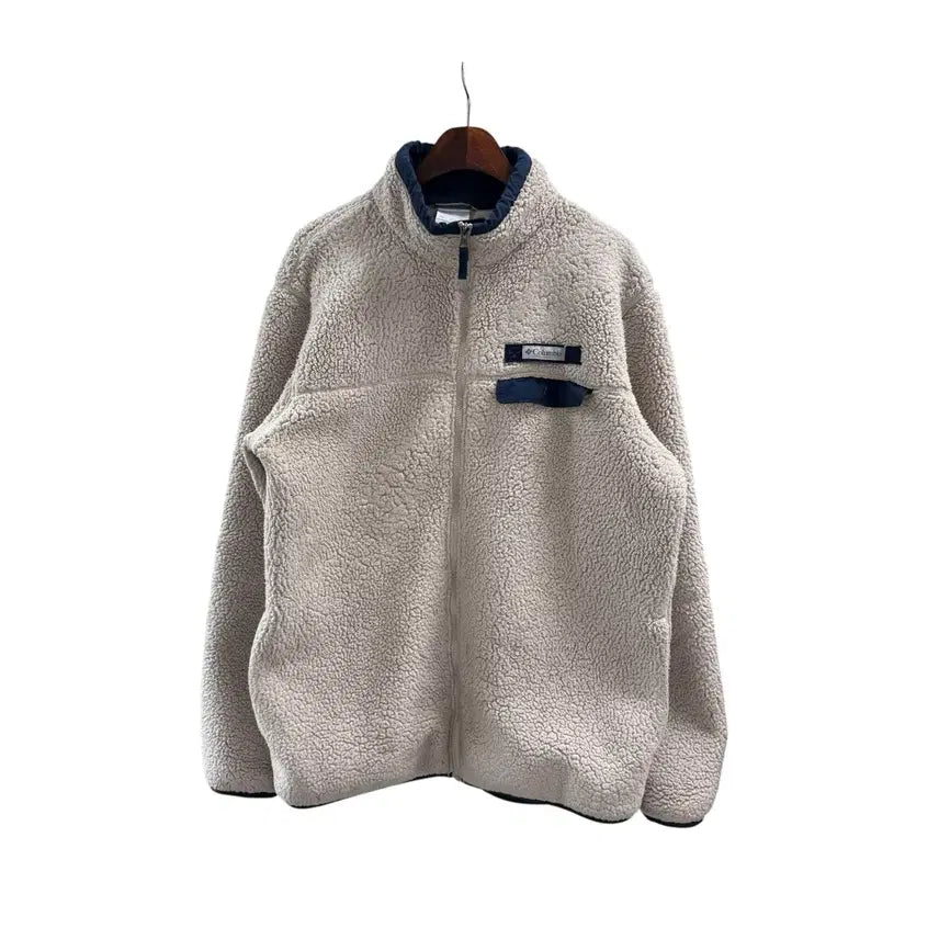 [BUNJANG] Columbia Beige Fleece Jacket XL / [XL] 컬럼비아 베이지 플리스