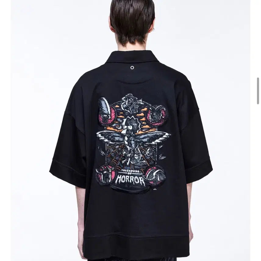 [SOLD OUT] 송지오옴므 / 트리하우스 블랙 카라티셔츠 / 46