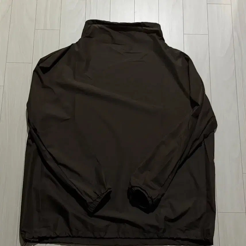 [BUNJANG] AMomento Sheer Nylon Cowl Neck Anorak Brown L / 25FW 아모멘토 시어 나일론 카울넥 아노락 브라운 L