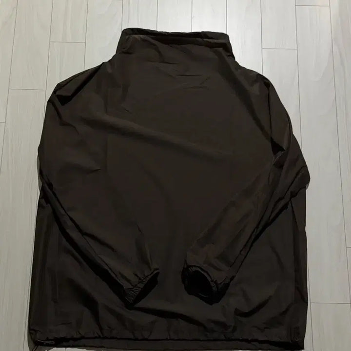 [BUNJANG] AMomento Sheer Nylon Cowl Neck Anorak Brown L / 25FW 아모멘토 시어 나일론 카울넥 아노락 브라운 L