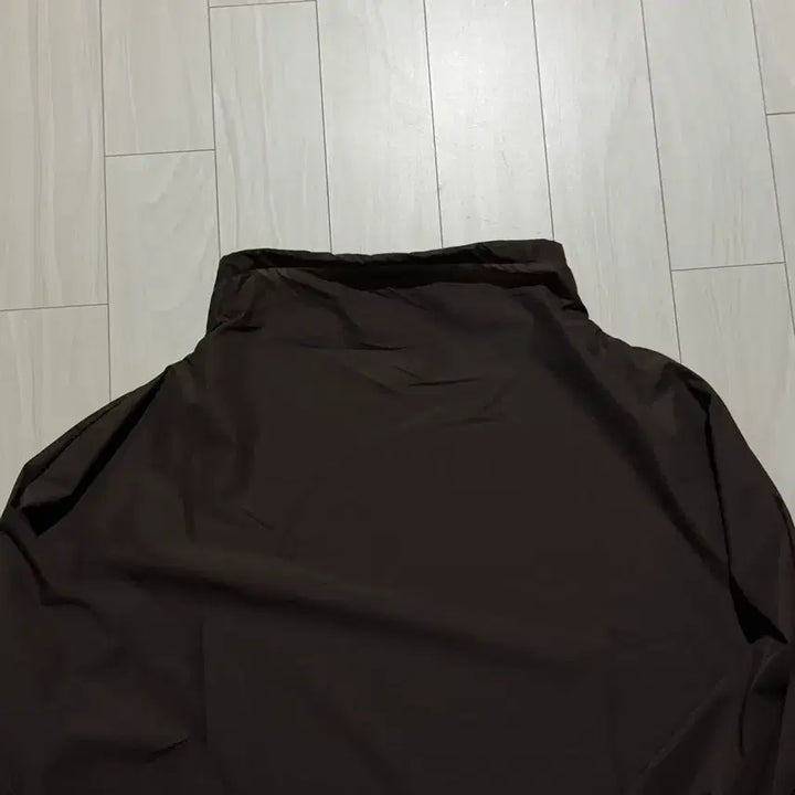 [BUNJANG] AMomento Sheer Nylon Cowl Neck Anorak Brown L / 25FW 아모멘토 시어 나일론 카울넥 아노락 브라운 L