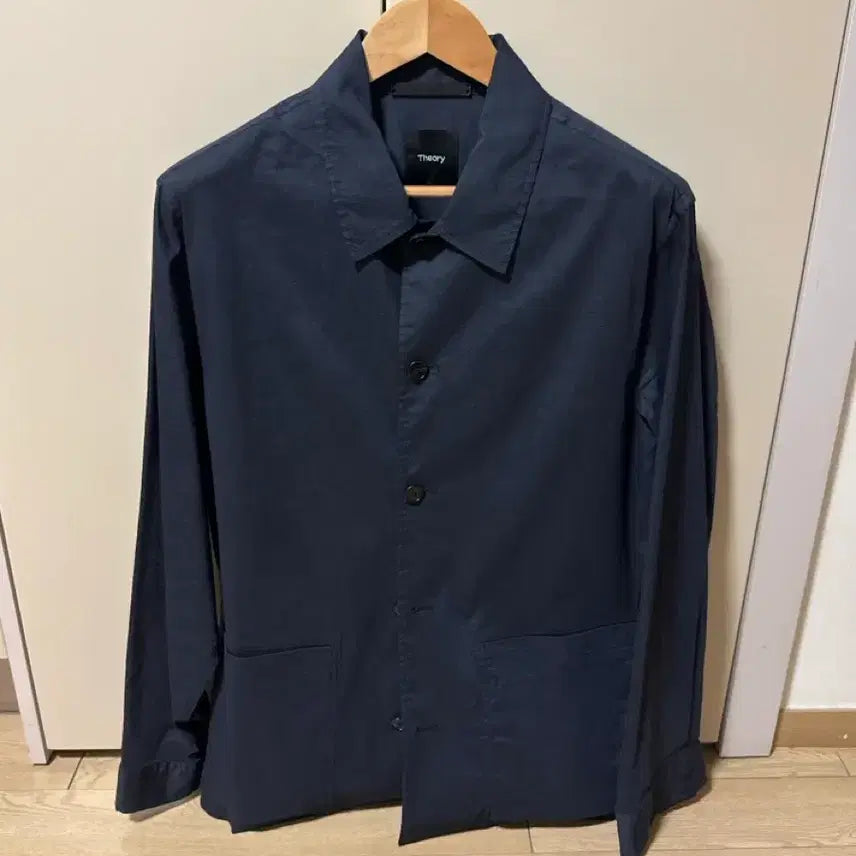 [BUNJANG] Theory Linen Shirt Jacket (Size L) / 띠어리 린넨 셔츠 자켓(L사이즈)