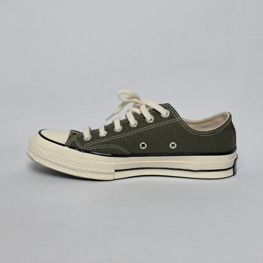 [BUNJANG] Converse Chuck Taylor 70s Olive Green Low Sneakers / 컨버스 척테일러 70s 올리브 그린 로우 스니커즈 250.ㄱ
