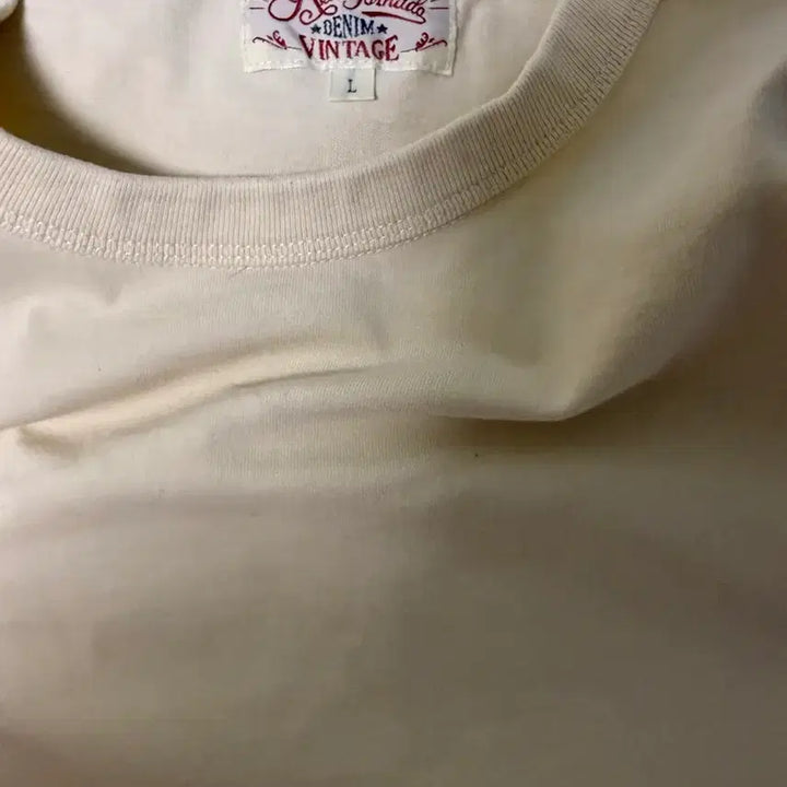 [BUNJANG] Red Tornado Cotton T-Shirt (Size L) / 레드 토네이도 반팔 티셔츠 (L 사이즈)