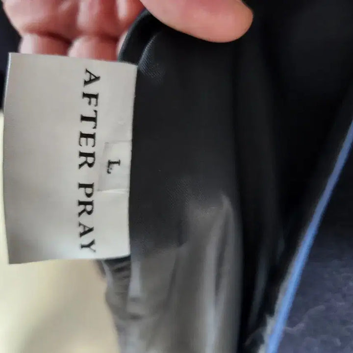 [BUNJANG] Afterpray Dark Navy Balmacaan Coat / 애프터프레이 다크네이비 발마칸코트