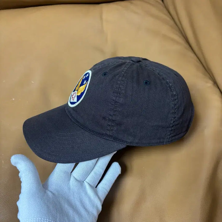 [BUNJANG] RRL Ralph Lauren Wing Logo 6 Panel Ball Cap Washed Black / RRL 더블알엘 랄프로렌 폴로 윙로고 6패널 볼캡 모자 워시드 블랙