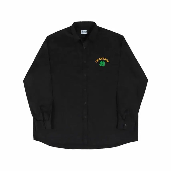 [BUNJANG] Graver Clover Arch Logo Basic Shirt / (새상품) 그레이버 클로버 아치 로고 베이직 셔츠