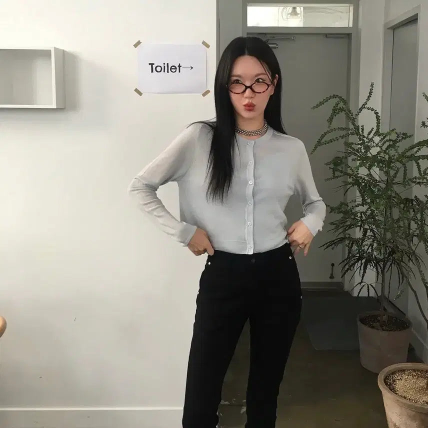 [BUNJANG] For Your Eyes Only Capri Pants XS / 포유어아이즈온리 카프리 팬츠 xs