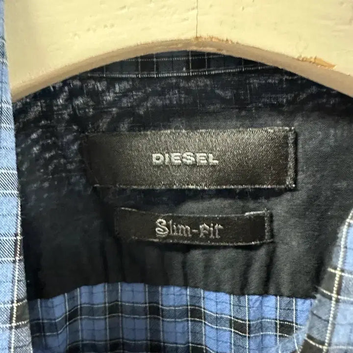 [BUNJANG] Diesel Slim Fit Checkered Shirt / 정품 디젤체크셔츠 slim fit