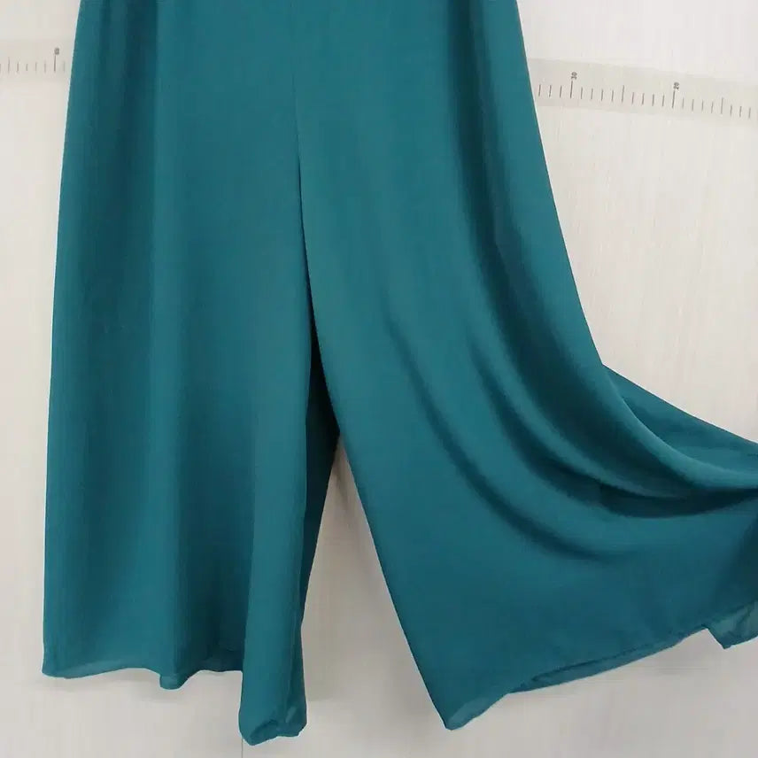 [BUNJANG] Emerald Green Wide Leg Slacks Women&