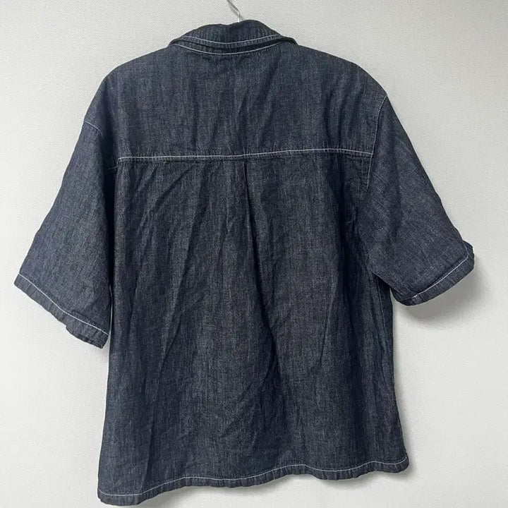 [BUNJANG] Wellspring Denim Short Sleeve Shirt XL / 웰스프링 데님 반팔 셔츠 XL