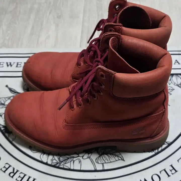 [BUNJANG] Timberland 6-Inch Waterproof Red Boots / [255~260]팀버랜드 6인치 워터프루프 레드 부츠