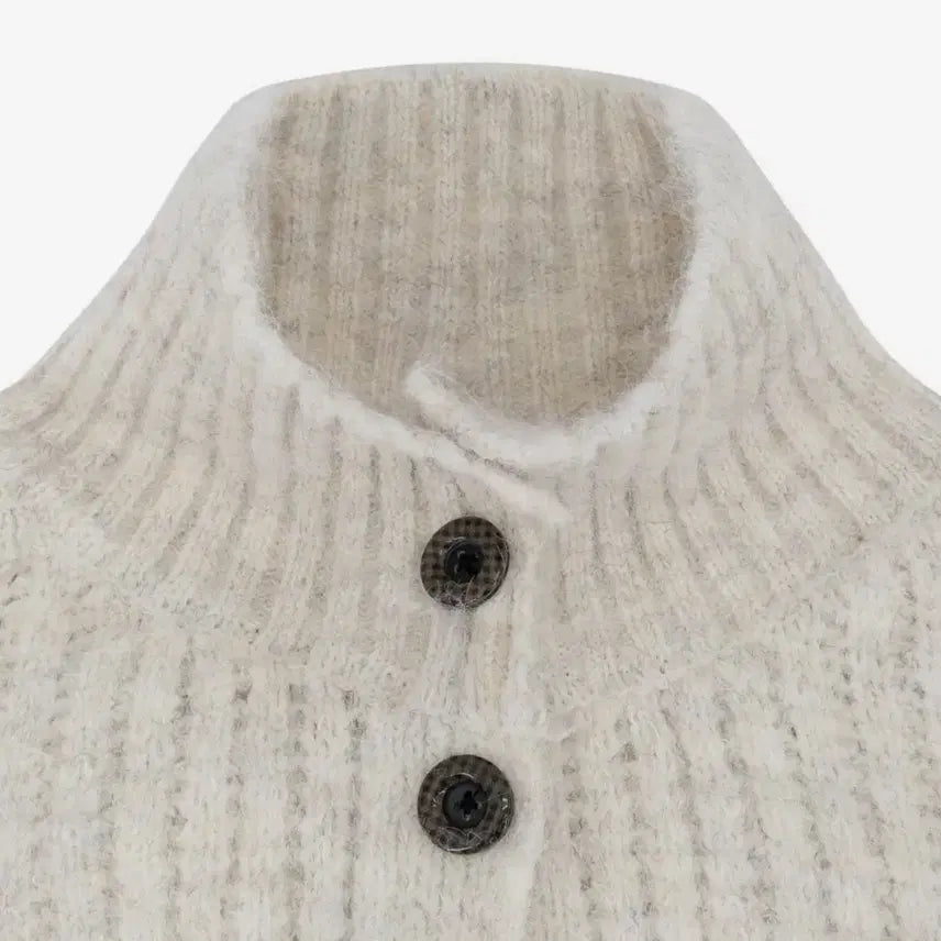 [BUNJANG] NAEIN High Neck Heavy Cardigan / 나이엔 하이넥 헤비 가디건
