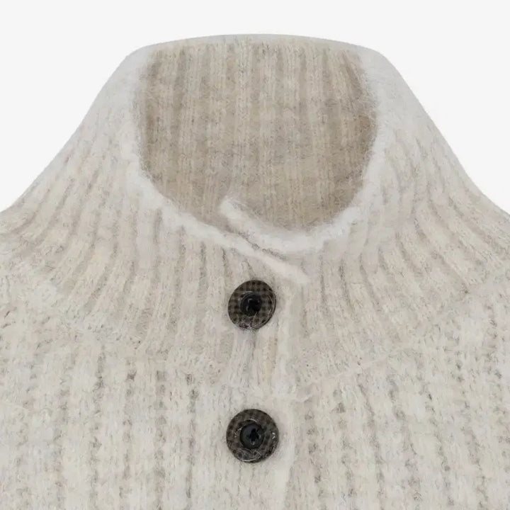 [BUNJANG] NAEIN High Neck Heavy Cardigan / 나이엔 하이넥 헤비 가디건