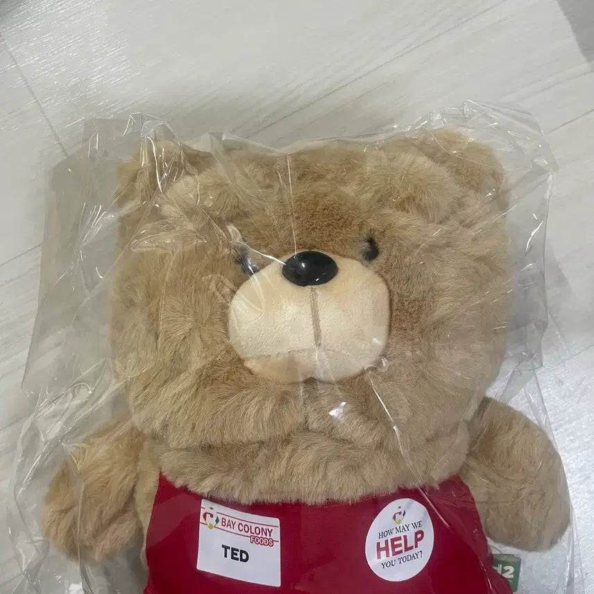 [BUNJANG] Ted Ted 2 Apron Ted Bear Plush / 19곰 테드 테드2 곰인형 젤리테드 앞치마 테드곰 인형