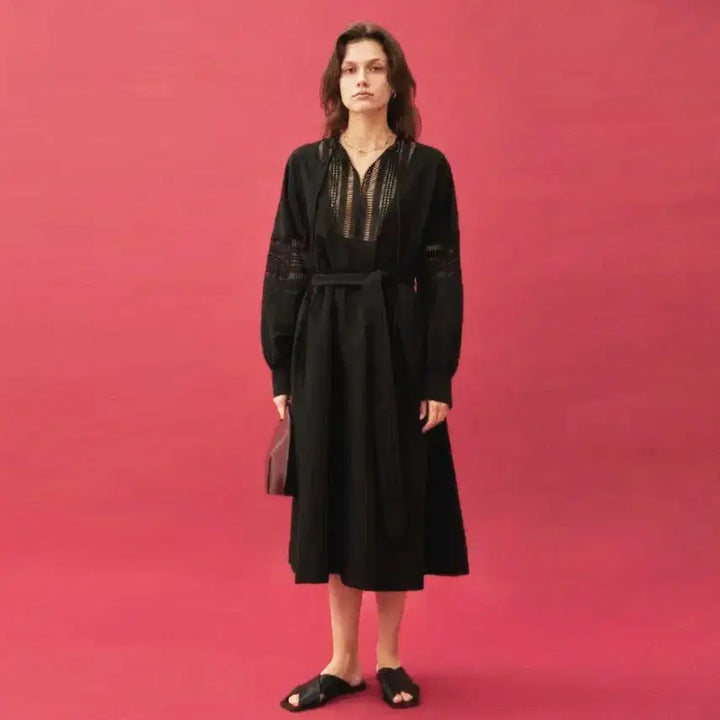 [BUNJANG] LOW CLASSIC Lace Maxi Dress / 로우클래식(LOW CLASSIC) 레이스 맥시원피스 프리사이즈