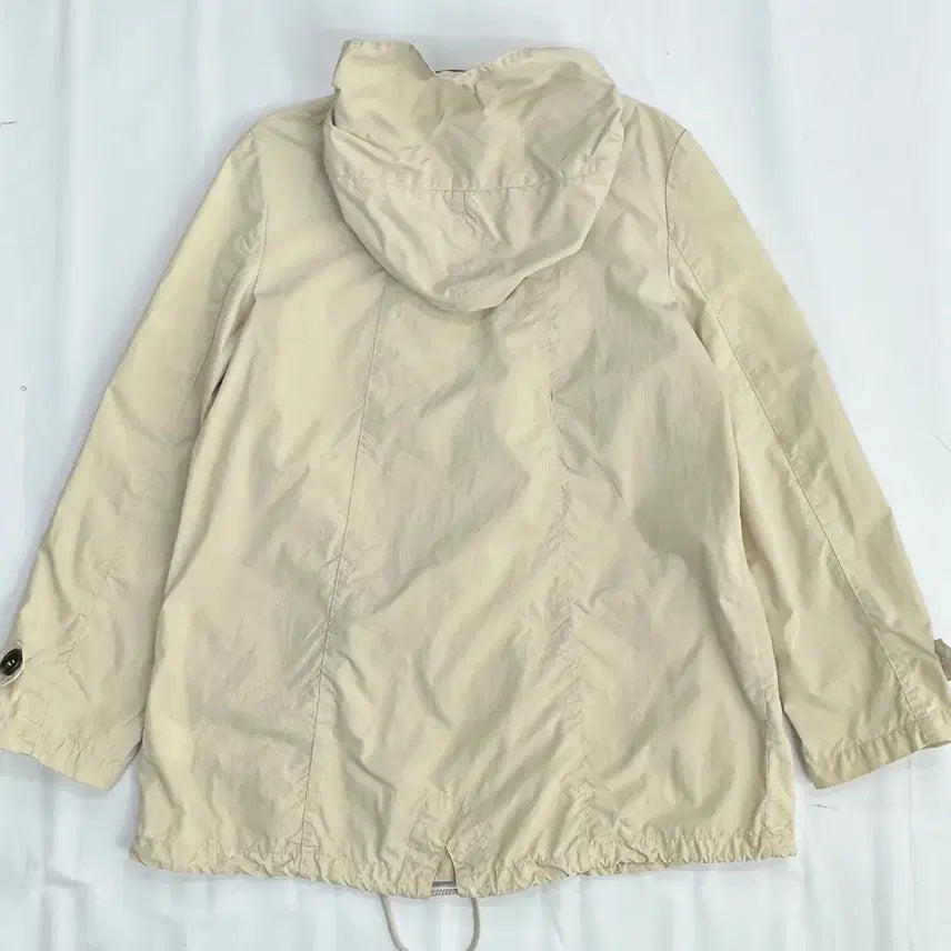 [BUNJANG] Vintage Japanese Hagumi Double Button Trench Coat / 일본빈티지 하구미 후드 봄 러블리 더블 버튼 얇은 바람막이 트렌치 코트