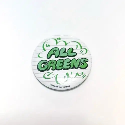 [SOLD OUT] 영화 올그린스 시사회 한정 캔뱃지 [영화굿즈]