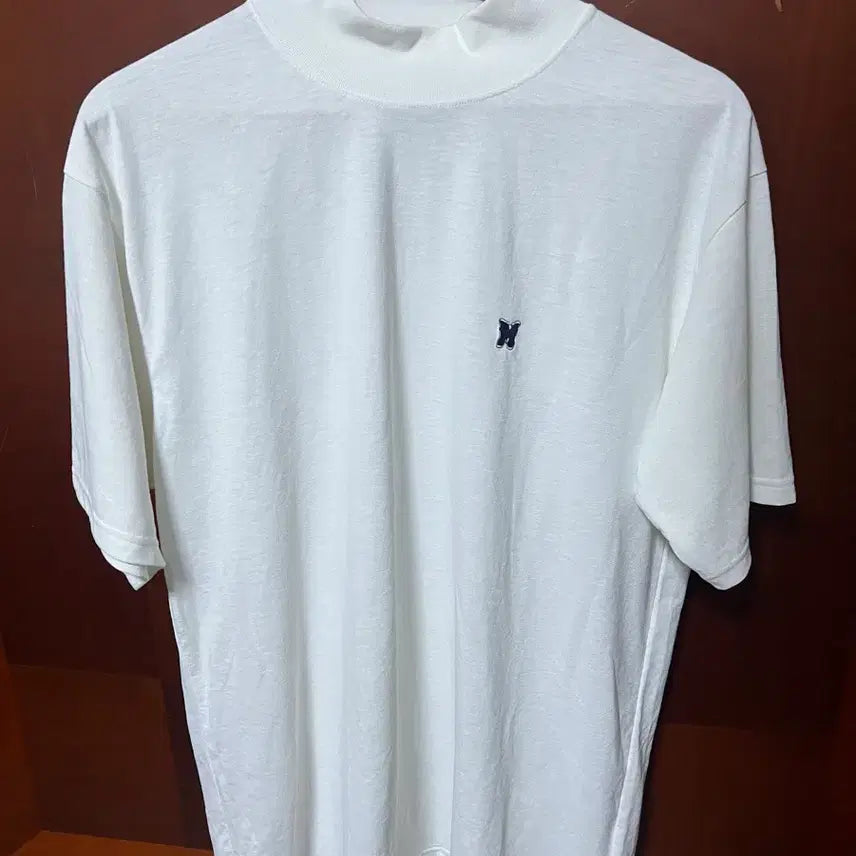 [BUNJANG] Needles Mock Neck Short Sleeve T-shirt / needles 니들스 반팔 L사이즈