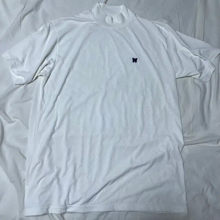 [BUNJANG] Needles Mock Neck Short Sleeve T-shirt / needles 니들스 반팔 L사이즈