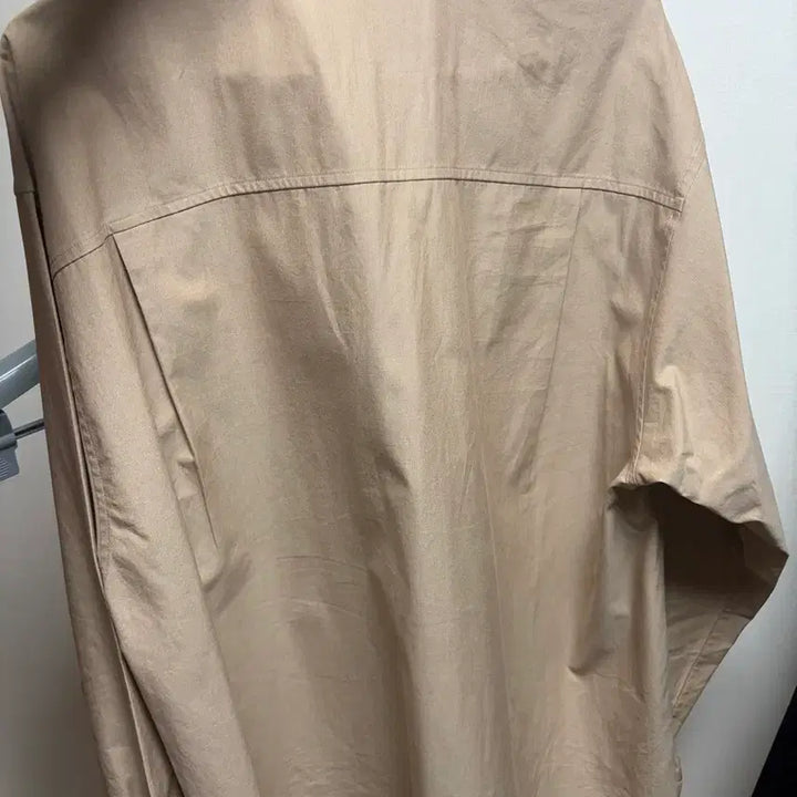 [BUNJANG] Auralee Washed Finx Twill Big Shirt Light Brown / 오라리 Auralee 워시드 핀스 트윌 빅 셔츠 라이트 브라운 4사이즈