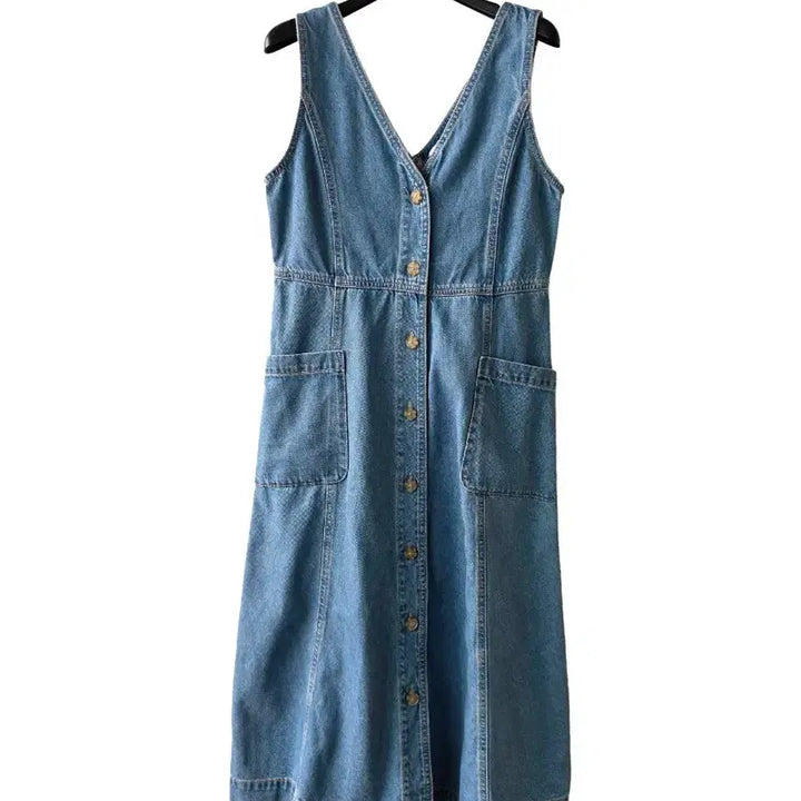 [SOLD OUT] S/탑텐 민소매 데님원피스