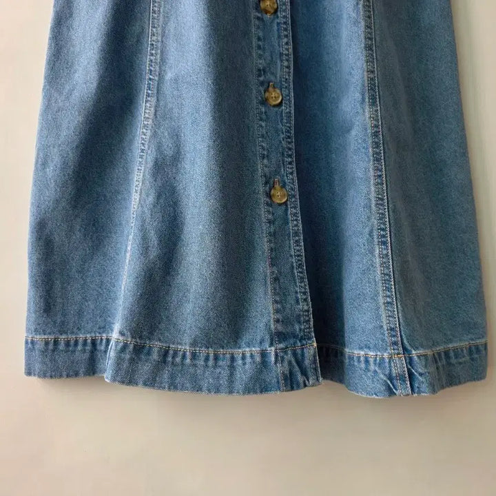 [SOLD OUT] S/탑텐 민소매 데님원피스